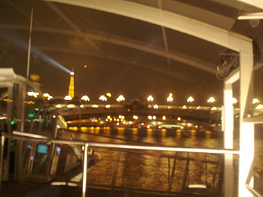 Crucero nocturno por el Sena