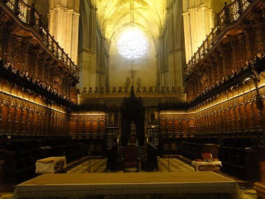 Interior of Seville's Cathedral