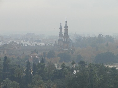 Plaza España's views from Giralda