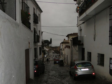Our car parked in Albayzin
