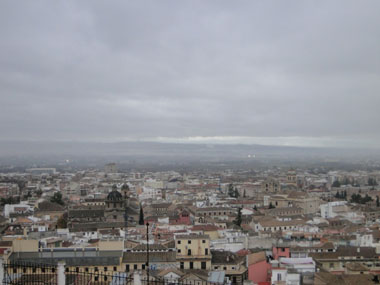 Views of Granada from Cruz de Quiros