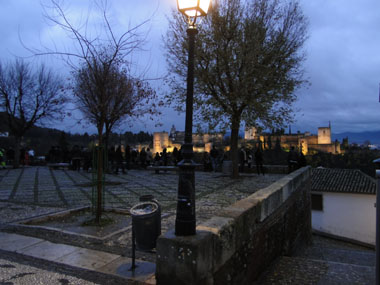 San Nicolas viewing point at dusk