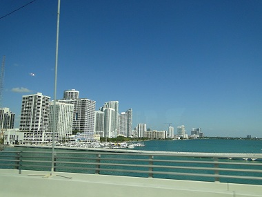 Vista de Miami desde el puente