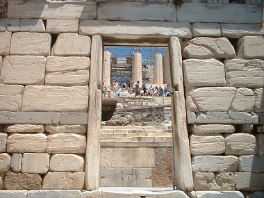 Saliendo de la Acrópolis