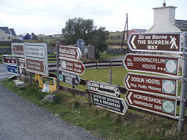 Señales en Doolin