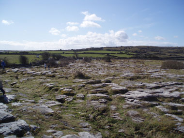 Paisaje típico de The Burren