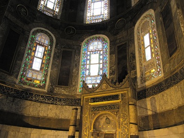 Hagia Sofía's windows