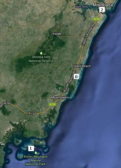 Mombasa Southern coast