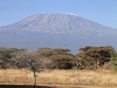 Monte Kilimanjaro desde el Amboseli Sopa Lodge