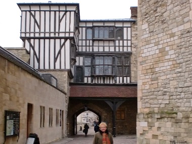 Walking through Tower of London