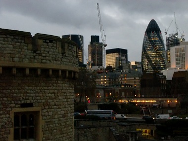 Tower of London at dusk