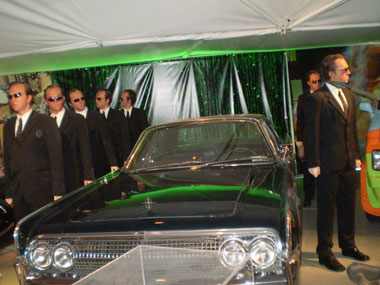 Coche de Matrix y agentes Smith