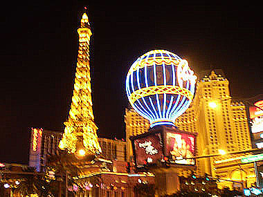 Eiffel Tower in Hotel Paris