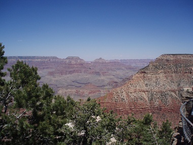 Vistas desde el mirador del Gran Cañón del Colorado