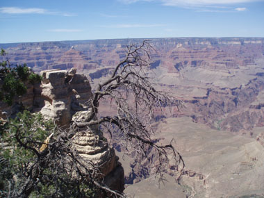 Vistas desde el mirador del Gran Cañón del Colorado
