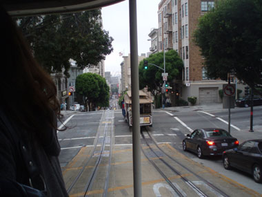 Desde el tranvía en San Francisco