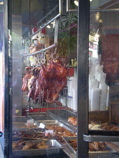 Comida china en exposición