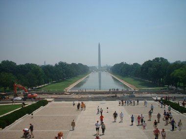 View from Licoln memorial